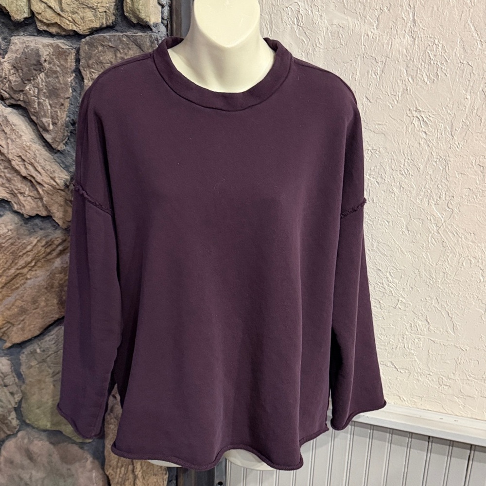 Eileen Fisher Women's Plum Sweatshirt
